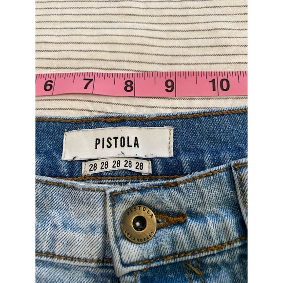 Pistola Nico High Rise Mom Jeans Ankle Straight Jrans Size 28 - Picture 3 of 9
